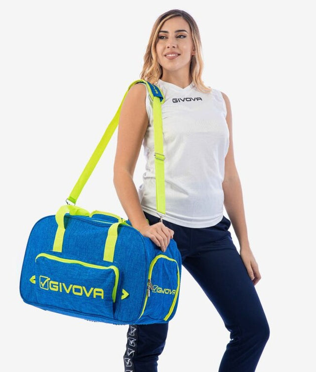 Torba BORSA BRERA sinje modra jeans