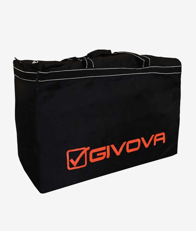 BORSA PORTADIVISE NERO/ARANCIO