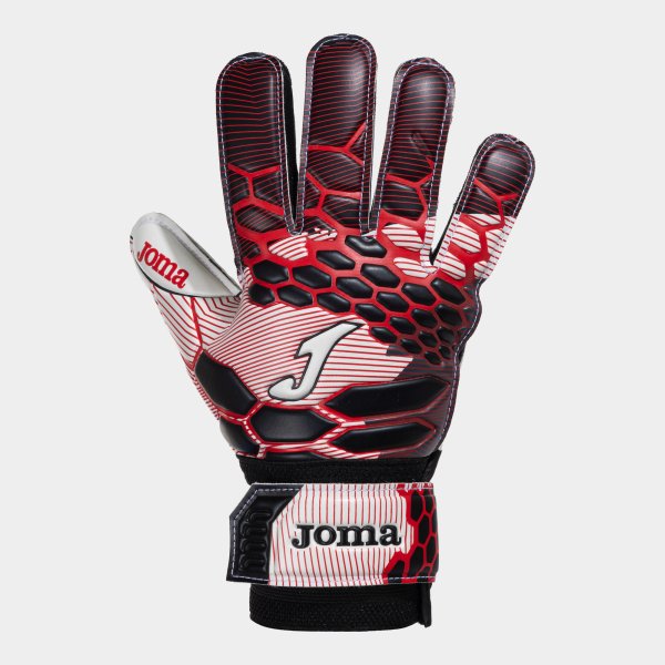 CALCIO GOALKEEPER GLOVES RED BLACK RED-BLACK