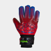 CALCIO GOALKEEPER GLOVES RED ROYAL BLUE RED