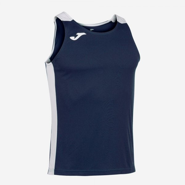 Športna spodnja majica RECORD II TANK TOP mornarsko modra bela