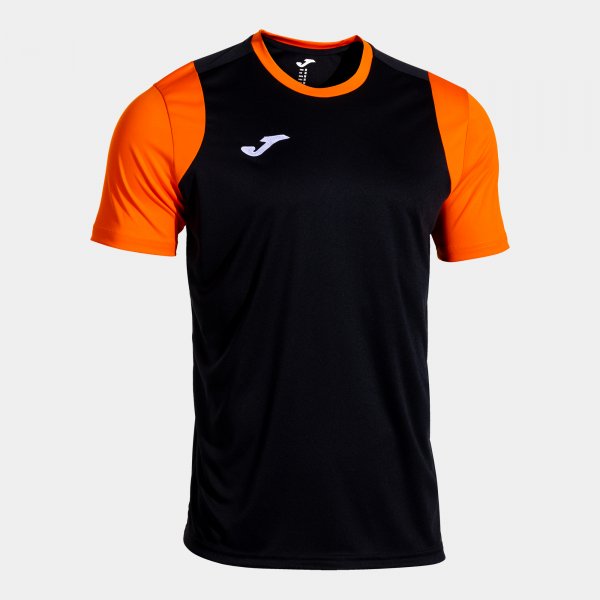 Dres / majica CANCHA SHORT SLEEVE T-SHIRT črno oranžna