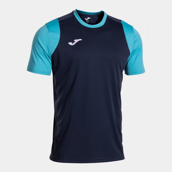 Dres / majica CANCHA SHORT SLEEVE T-SHIRT temno mornarsko modra-turkizna