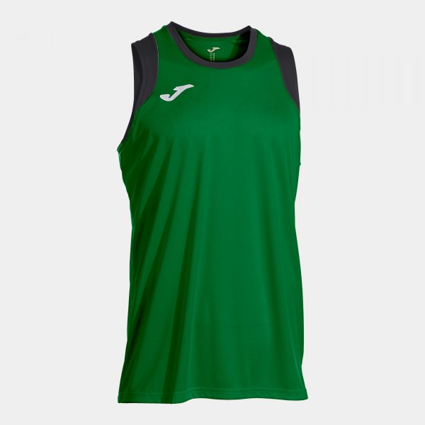 Košarkarski dres CANCHA SLEEVELESS SHIRT oranžna - zelena črna