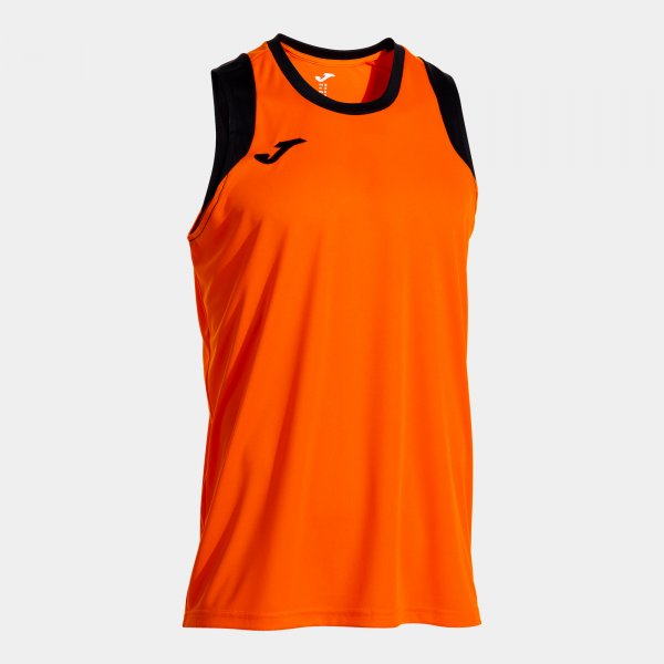 Košarkarski dres CANCHA SLEEVELESS SHIRT oranžna - oranžno črna