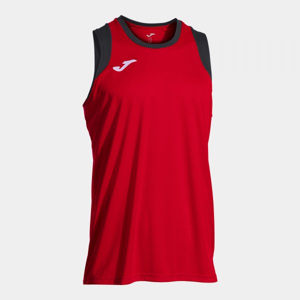Košarkarski dres CANCHA SLEEVELESS SHIRT oranžna - rdeča črna