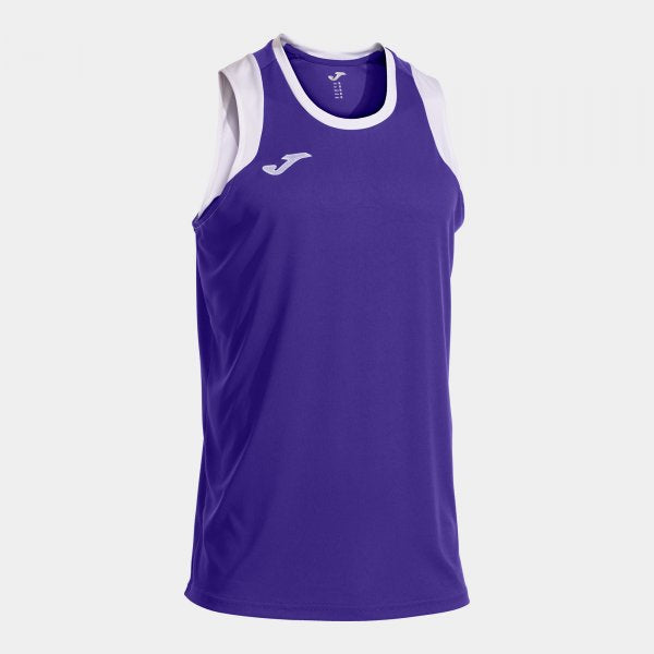Košarkarski dres CANCHA SLEEVELESS SHIRT oranžna - vijolična bela