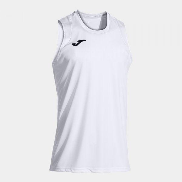 Košarkarski dres CANCHA SLEEVELESS SHIRT oranžna - bela