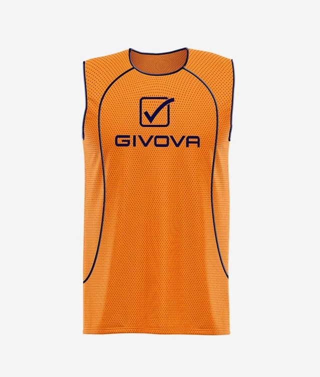 Brezrokavnik CASACCA FLUO SPONSOR BIG logo fluo oranžna