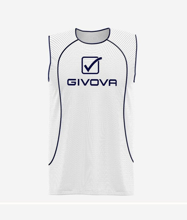 Brezrokavnik CASACCA FLUO SPONSOR BIG logo bela