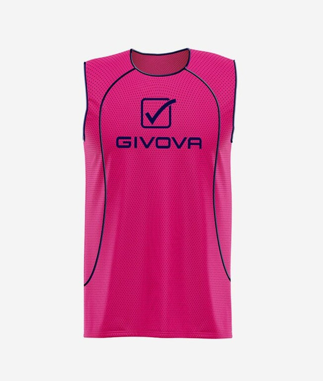 Brezrokavnik CASACCA FLUO SPONSOR BIG logo živo rožnata