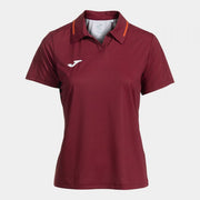Ženske polo majica CHALLENGE SHORT SLEEVE POLO vinsko rdeča