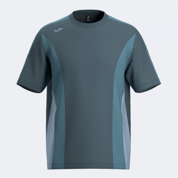 Polo majica CHALLENGE SHORT SLEEVE T-SHIRT modra - siva