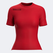 Ženske majica CHALLENGE SHORT SLEEVE T-SHIRT rdeča