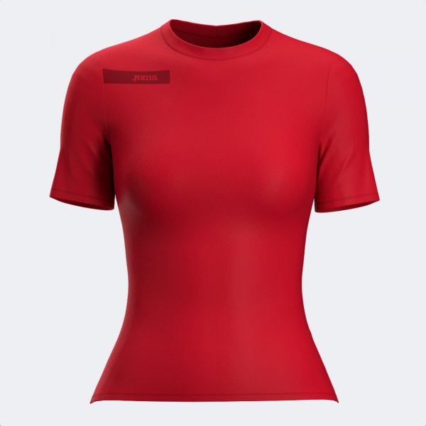 Ženske majica CHALLENGE SHORT SLEEVE T-SHIRT rdeča