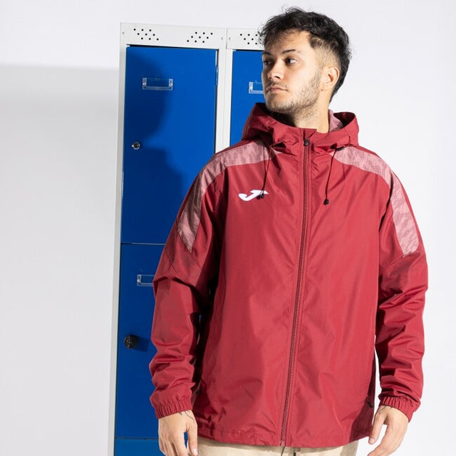 Dežna jakna CHAMPIONS VIII RAINCOAT vinsko rdeča