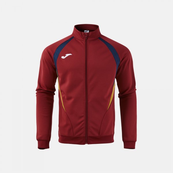 Zgornji del CHAMPIONSHIP 20 FULL ZIP SWEATSHIRT vinsko rdeča mornarsko modra