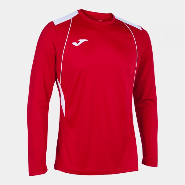 Dolgi dres / dolga majica CHAMPIONSHIP VII LONG SLEEVE T-SHIRT rdeča bela