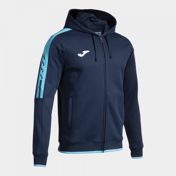 Zgornji del s kapuco OLIMPIADA ZIP-UP HOODIE mornarsko modra