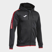 OLIMPIADA ZIP-UP HOODIE BLACK RED BLACK-RED