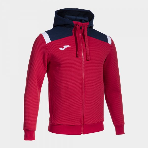 Zgornji del s kapuco TOLEDO ZIP-UP HOODIE rdeča mornarsko modra