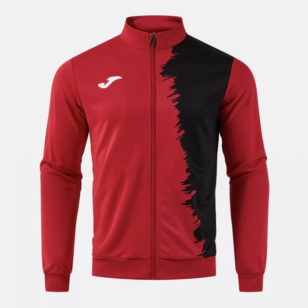Zgornji del CITY III FULL ZIP SWEATSHIRT temno mornarsko modra - rdeča črna