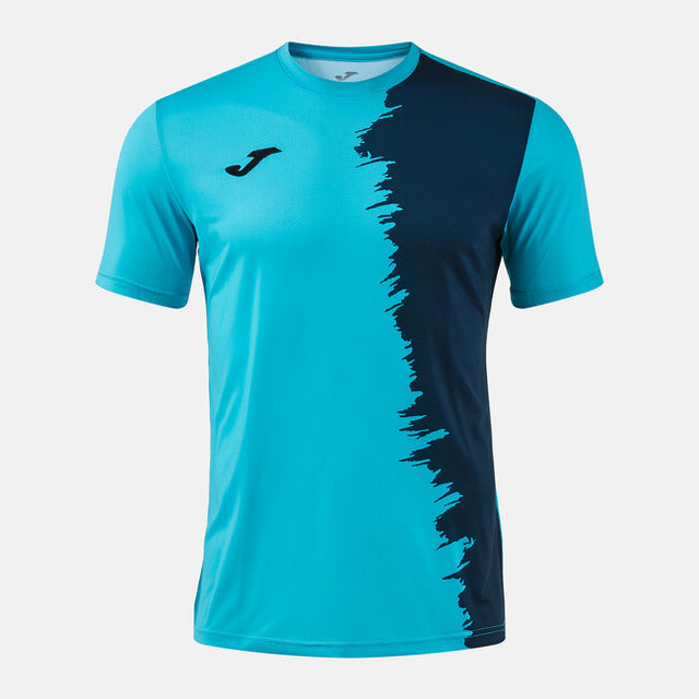 Majica CITY III SHORT SLEEVE T-SHIRT temno mornarsko modra - fluo turkizna