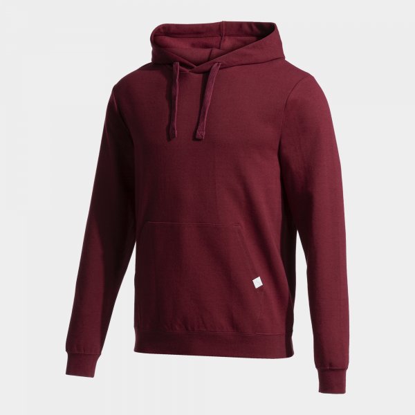 Zgornji del s kapuco COMBI HOODIE vinsko rdeča