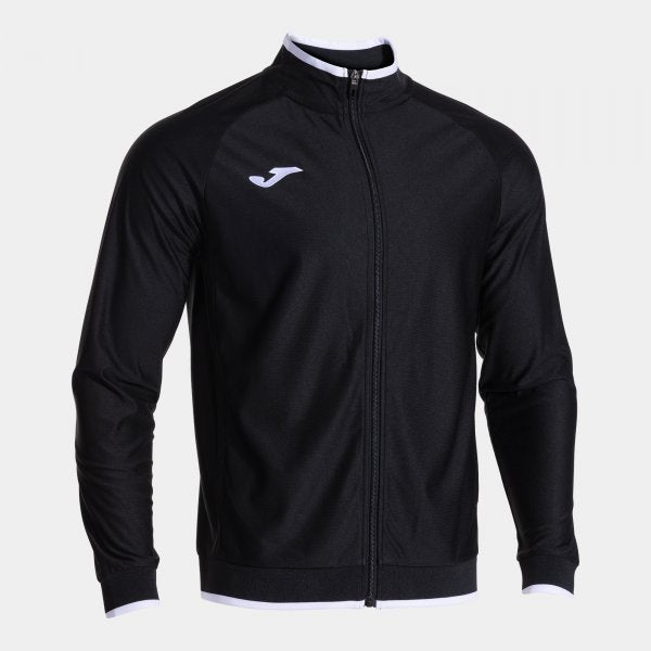 Zgornji del z zadrgo COMBI PREMIUM FULL ZIP SWEATSHIRT črno bela