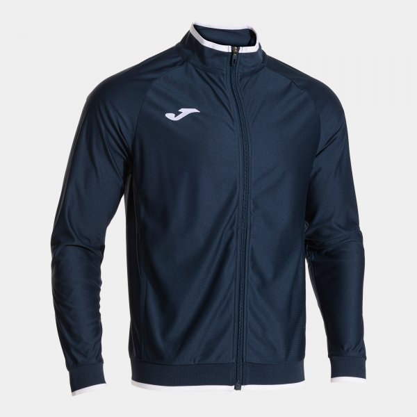 Zgornji del z zadrgo COMBI PREMIUM FULL ZIP SWEATSHIRT mornarsko modra bela