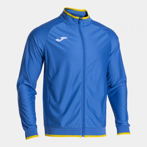Zgornji del z zadrgo COMBI PREMIUM FULL ZIP SWEATSHIRT azurno rumena