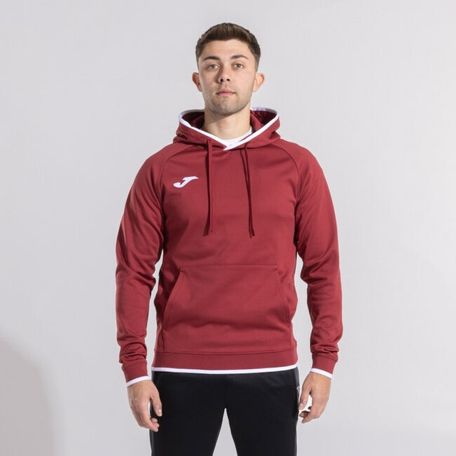 Zgornji del s kapuco COMBI PREMIUM HOODIE vinsko rdeča