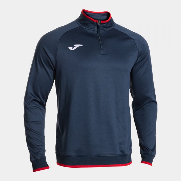 Zgornji del COMBI PREMIUM SWEATSHIRT mornarsko modra rdeča