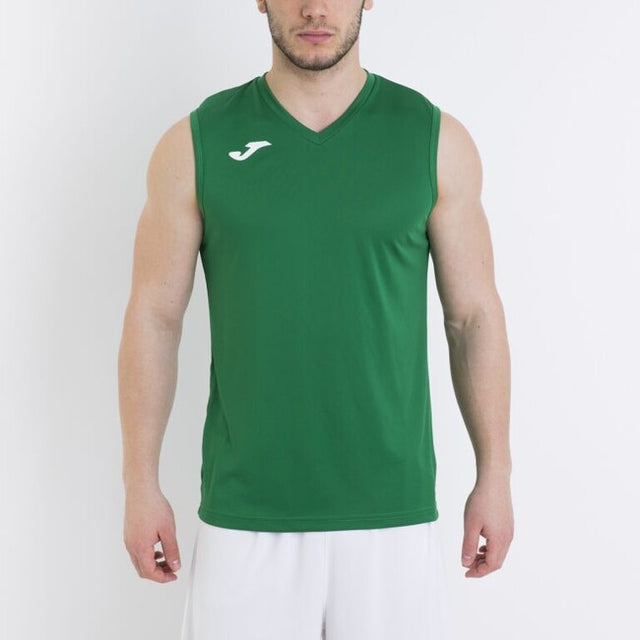 Športna spodnja majica SLEEVELESS BASIC T-SHIRT COMBI zelena