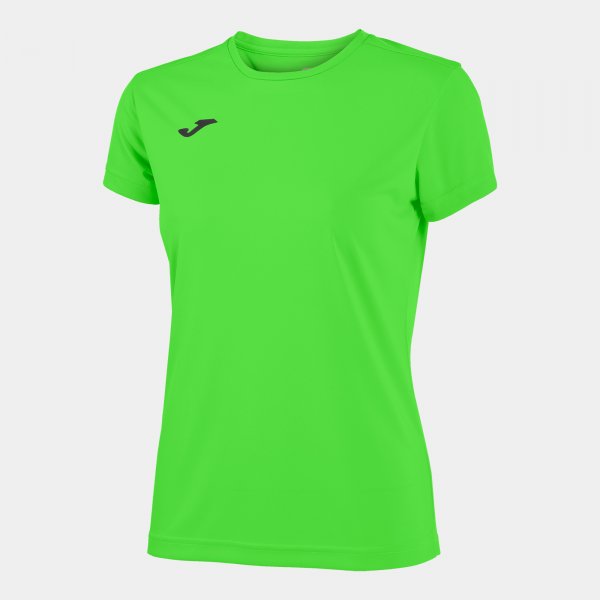 Ženske kratka majica COMBI WOMAN SHORT SLEEVE T-SHIRT fluorescentno zelena