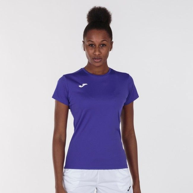Ženske kratka majica COMBI WOMAN SHORT SLEEVE T-SHIRT vijolična