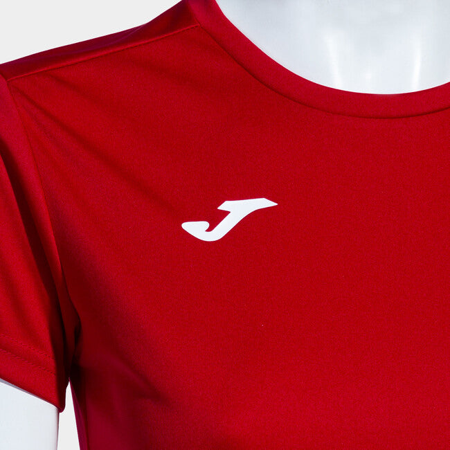 T-SHIRT COMBI RED S/S RED