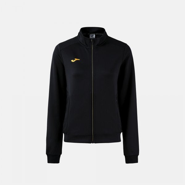 Ženska zgornji del CONFORT V FULL ZIP SWEATSHIRT črna