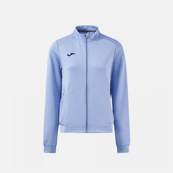 Ženska zgornji del CONFORT V FULL ZIP SWEATSHIRT svetlo modra