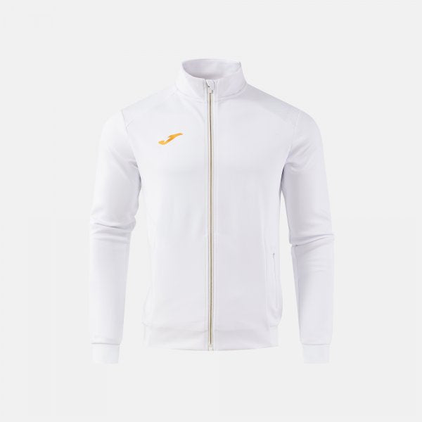 Zgornji del CONFORT V FULL ZIP SWEATSHIRT bela