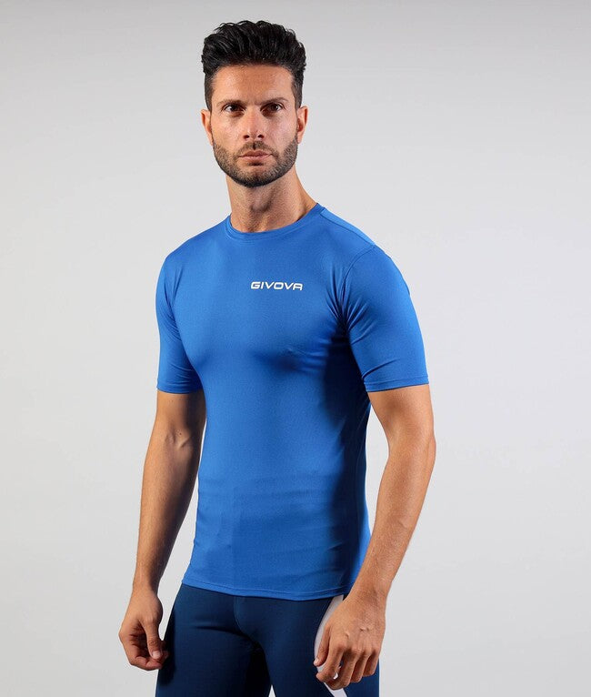 CORPUS 2 MAGLIA INTIMA  ELASTICA M/C AZZURRO