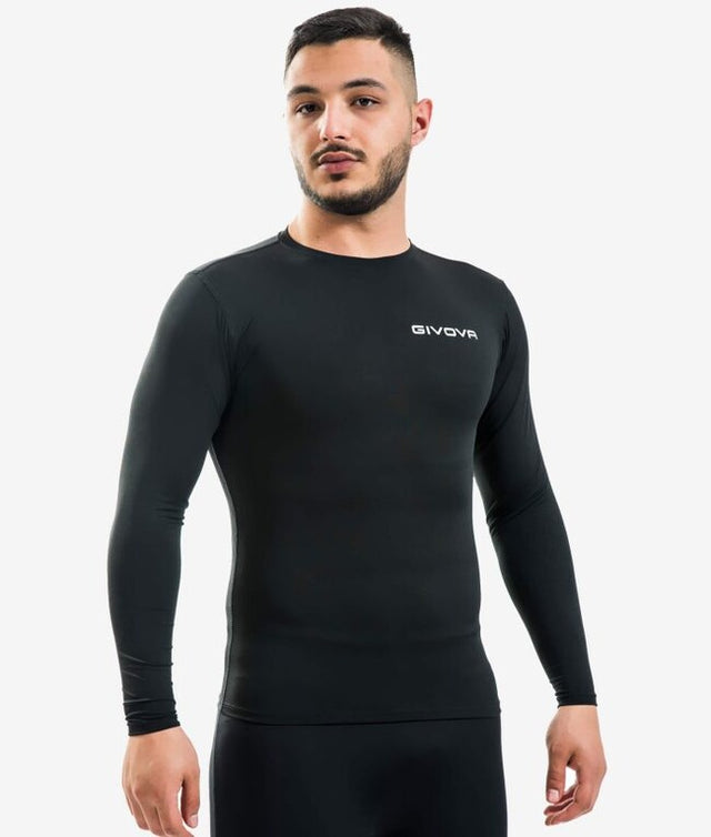 Dolga termo majica CORPUS 3 MAGLIA INTIMA ELASTICA M/L črna