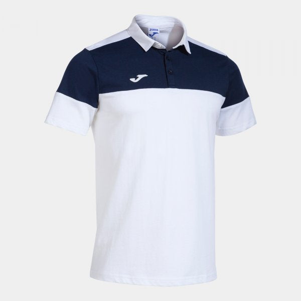 Polo majica CREW V SHORT SLEEVE POLO bela mornarsko modra