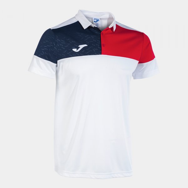 Polo majica CREW V SHORT SLEEVE POLO bela