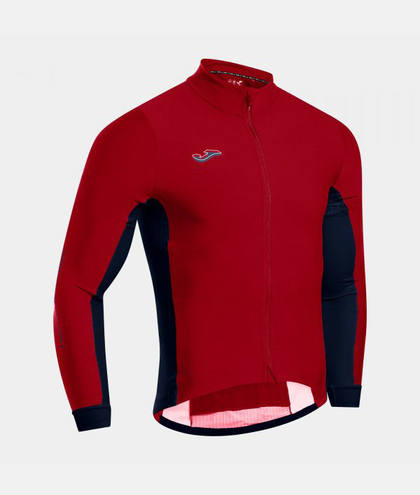 Polo majica CRONO CYCLING JERSEY rdeča mornarsko modra