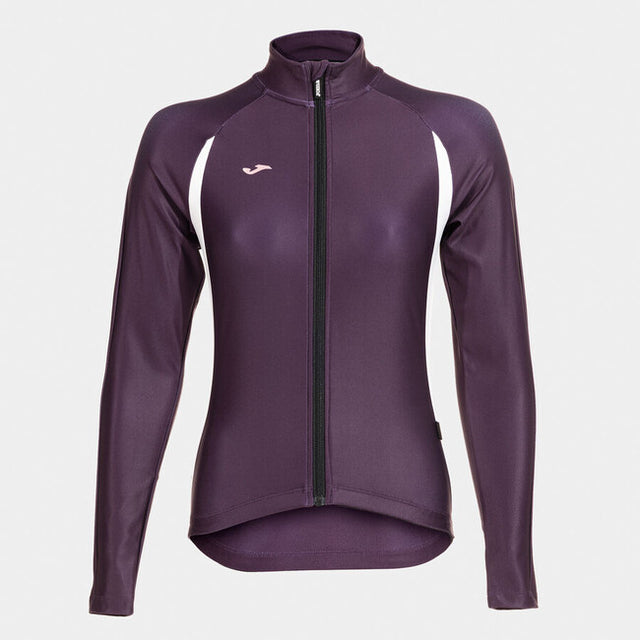 Zgornji del z zadrgo CRONO FULL ZIP SWEATSHIRT vinsko rdeča