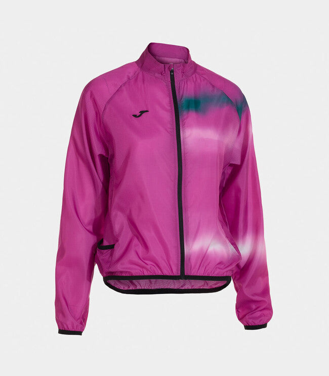 Dežna jakna CRONO PRINTING WINDBREAKER fluo roza