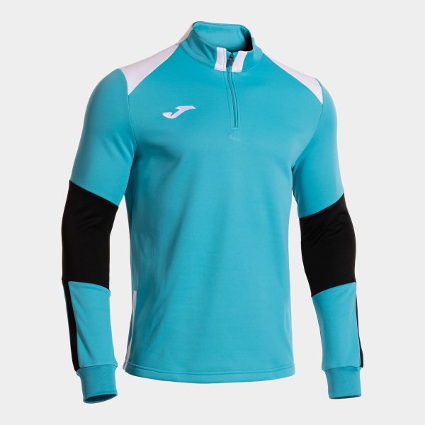 DANUBIO SWEATSHIRT FLUOR TURQUOISE BLACK TURQUESA FLÚOR-NEGRO