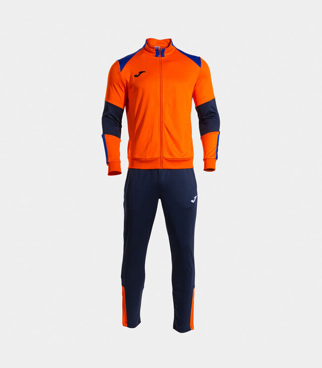 Komplet DANUBIO TRACKSUIT siva - oranžna-mornarsko modra