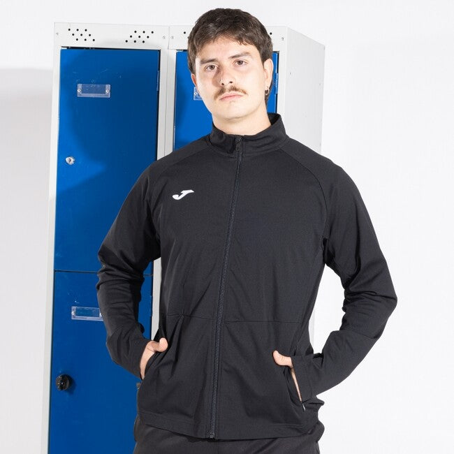 Zgornji del z zadrgo DOHA II FULL ZIP SWEATSHIRT črna